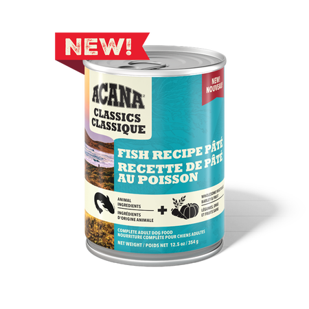 Classics Pâté Wet Dog Food with Fish | ACANA USA Classics Pâté Wet Dog Food with Fish | ACANA USA